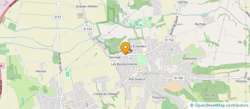localisation de l'entreprise MADAME EMILIE LELIEVRE à CHAPONNAY