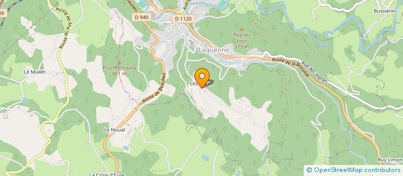 localisation de l'entreprise MADAME EMILIE LEMAITRE  LAGUENNE-SUR-AVALOUZE