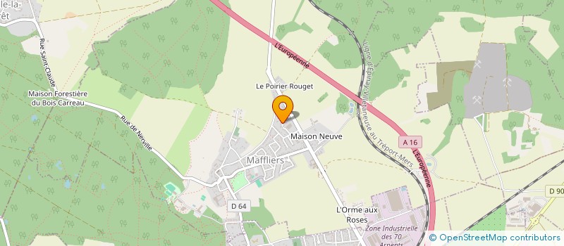 localisation de l'entreprise MADAME EMILIE LEMARQUAND à MAFFLIERS