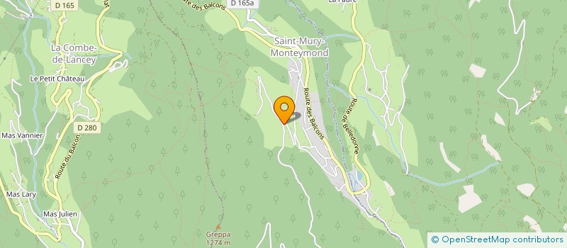 localisation de l'entreprise MADAME EMILIE LEMATTRE  SAINT-MURY-MONTEYMOND