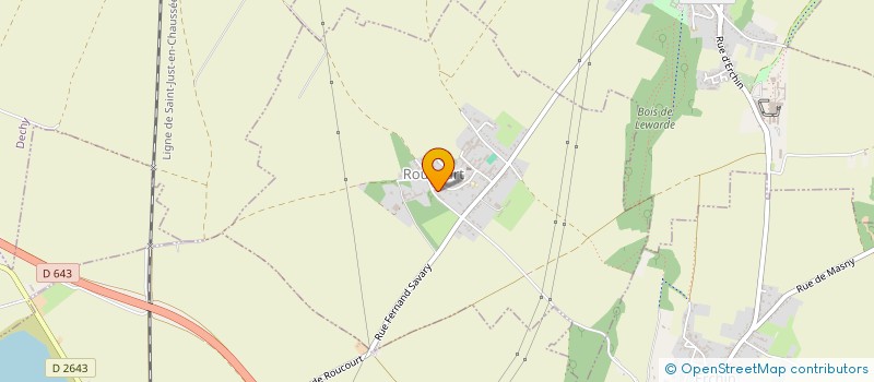 localisation de l'entreprise MADAME EMILIE LEROUX  ROUCOURT