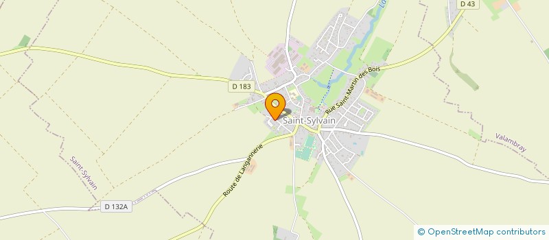 localisation de l'entreprise MADAME EMILIE LESENECHAL  SAINT-SYLVAIN