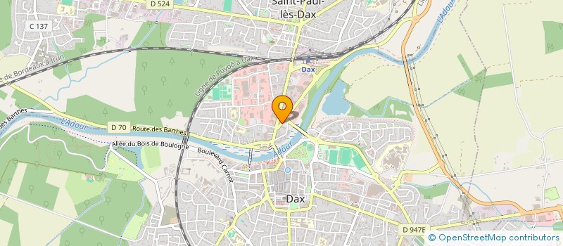 localisation de l'entreprise MADAME EMILIE LESPY-LABAYLETTE à DAX