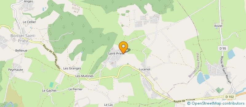 localisation de l'entreprise MADAME EMILIE LIABOEUF  BOISSET-SAINT-PRIEST