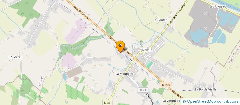 localisation de l'entreprise MADAME EMILIE LIENARD à NOHIC