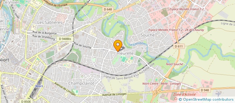 localisation de l'entreprise MADAME EMILIE LIEVRE à NIORT