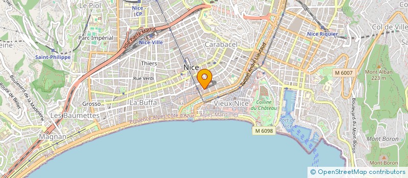 localisation de l'entreprise MADAME EMILIE LIGER  NICE