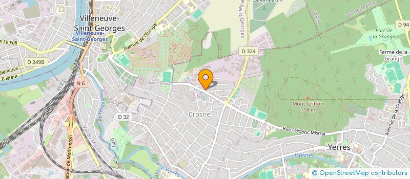 localisation de l'entreprise MADAME EMILIE LINDIMER  CROSNE