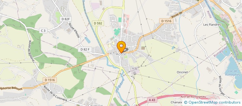 localisation de l'entreprise MADAME EMILIE LLOSA  AOSTE