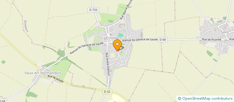 localisation de l'entreprise MADAME EMILIE LOBJOIS  ETREILLERS