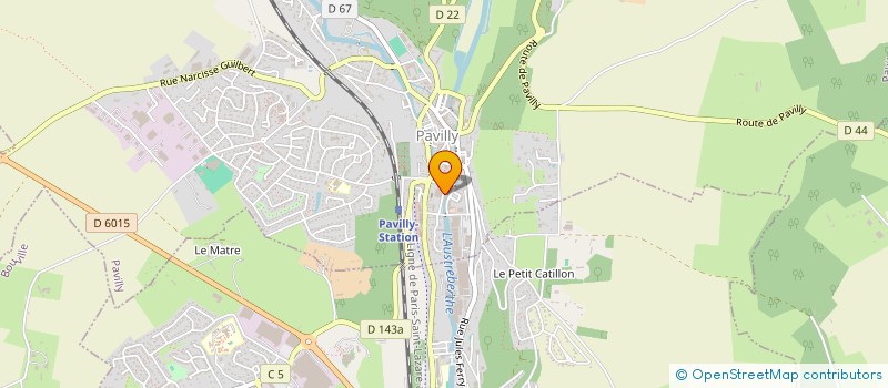 localisation de l'entreprise MADAME EMILIE LODEHO  PAVILLY