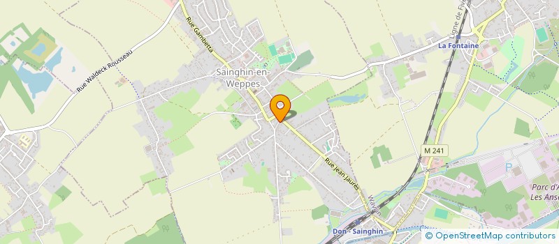 localisation de l'entreprise MADAME EMILIE LOE  SAINGHIN-EN-WEPPES