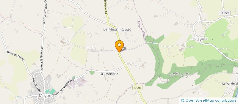 localisation de l'entreprise MADAME EMILIE LOISEL à MOYON VILLAGES