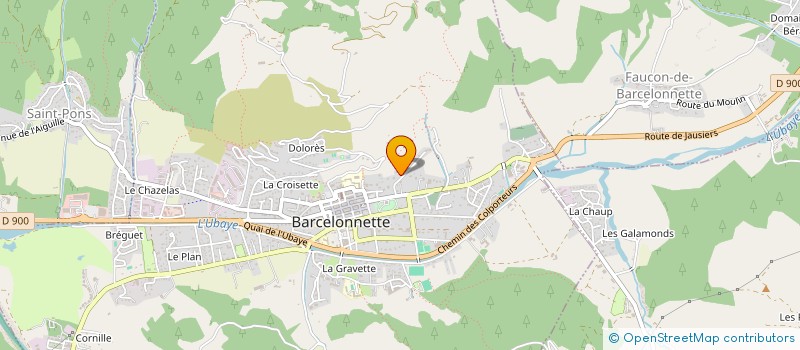 localisation de l'entreprise MADAME EMILIE LOPES MARTINS  BARCELONNETTE