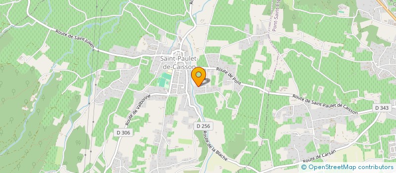 localisation de l'entreprise MADAME EMILIE LOPEZ  SAINT-PAULET-DE-CAISSON