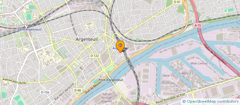 localisation de l'entreprise MADAME EMILIE LOR  ARGENTEUIL