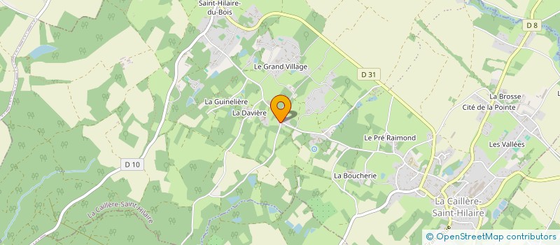 localisation de l'entreprise MADAME EMILIE LORIGGIOLA à LA CAILLERE-SAINT-HILAIRE