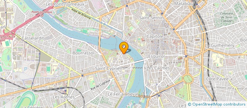 localisation de l'entreprise MADAME EMILIE LOUBET à TOULOUSE