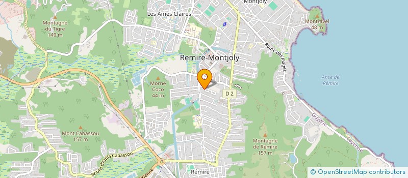 localisation de l'entreprise MADAME EMILIE LOUMOU  REMIRE MONTJOLY
