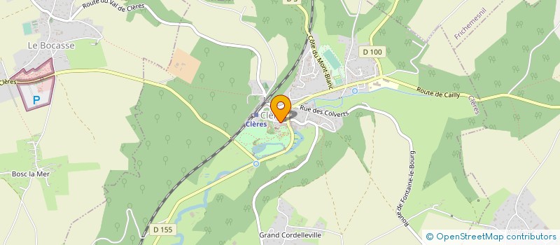 localisation de l'entreprise MADAME EMILIE LUCIE CORINNE MARTIN  LE TRAIT