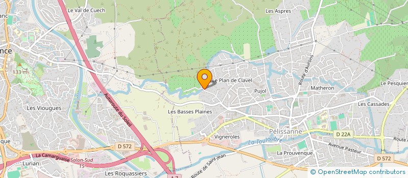 localisation de l'entreprise MADAME EMILIE LUQUE  PELISSANNE