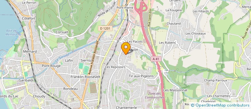 localisation de l'entreprise MADAME EMILIE LY  AIX-LES-BAINS