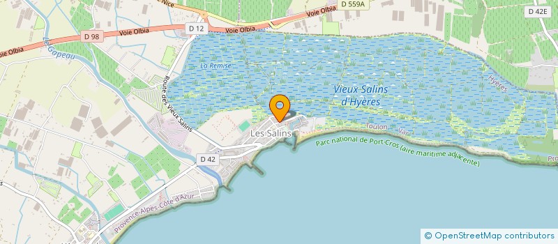 localisation de l'entreprise MADAME EMILIE MABILLE  LE PRADET