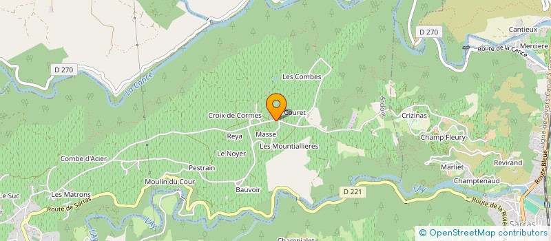 localisation de l'entreprise MADAME EMILIE MAGNARD  ARDOIX