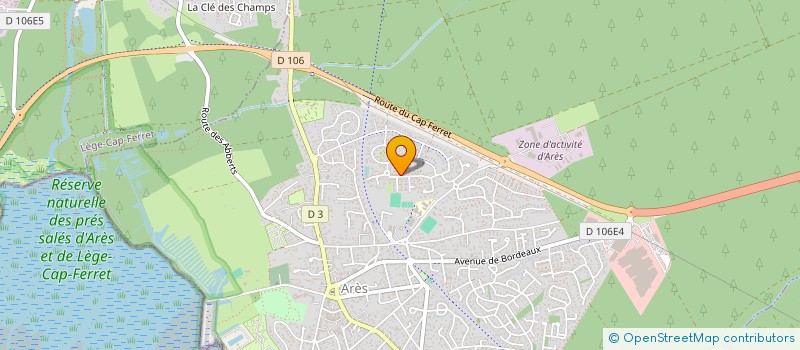 localisation de l'entreprise MADAME EMILIE MAGRY  ARES