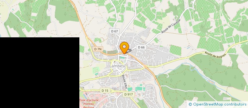 localisation de l'entreprise MADAME EMILIE MAIGA  LAMBESC