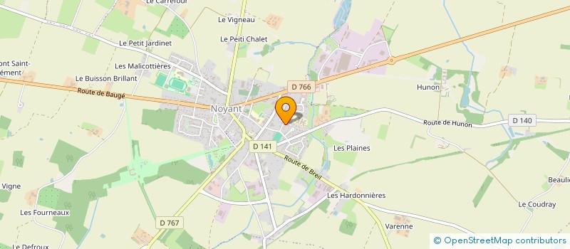 localisation de l'entreprise MADAME EMILIE MAILLARD  NOYANT-VILLAGES