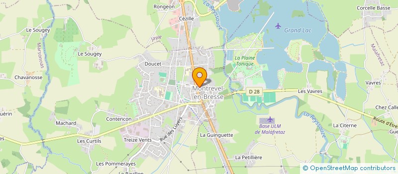 localisation de l'entreprise MADAME EMILIE MAILLOT à MONTREVEL-EN-BRESSE