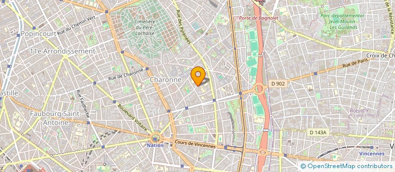 localisation de l'entreprise MADAME EMILIE MAITRE  PARIS