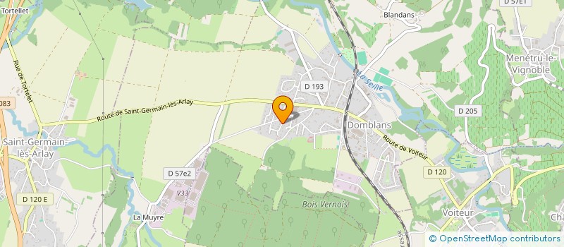 localisation de l'entreprise MADAME EMILIE MAITREJEAN  DOMBLANS