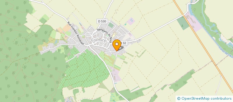 localisation de l'entreprise MADAME EMILIE MALNIS  CORMICY