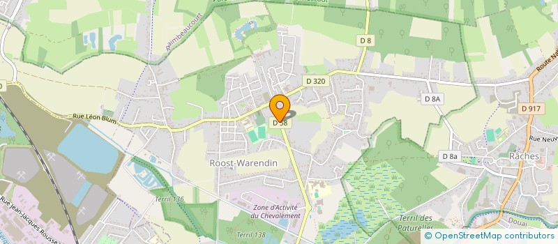 localisation de l'entreprise MADAME EMILIE MALVETTI  ROOST WARENDIN