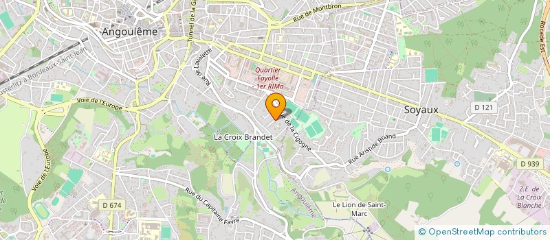 localisation de l'entreprise MADAME EMILIE MANCEAU à ANGOULEME