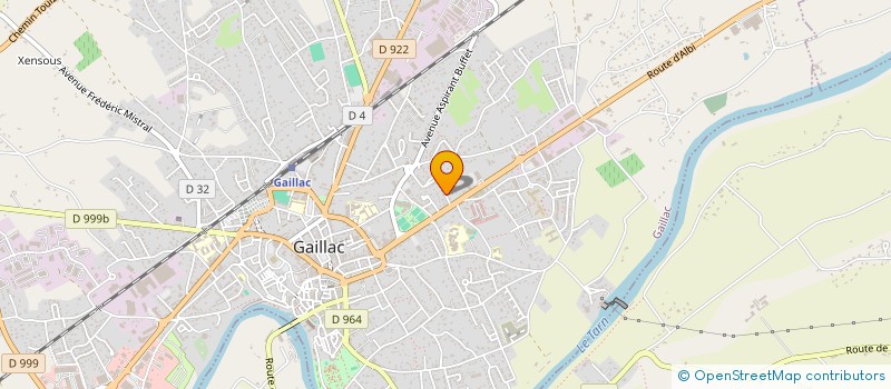 localisation de l'entreprise MADAME EMILIE MANDRAU à GAILLAC