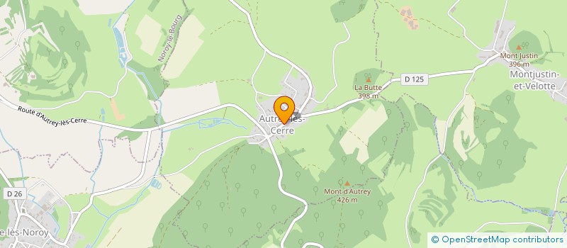 localisation de l'entreprise MADAME EMILIE MANGEOT  PONT SUR L'OGNON