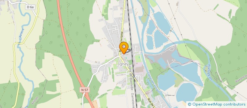 localisation de l'entreprise MADAME EMILIE MANGIN  IGNEY