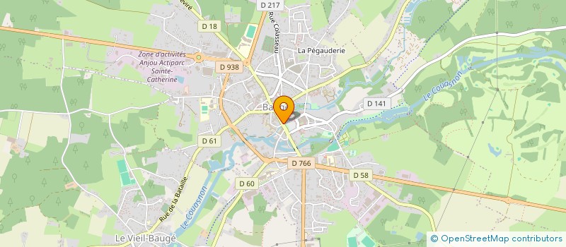 localisation de l'entreprise MADAME EMILIE MARCHAND  BAUGE-EN-ANJOU