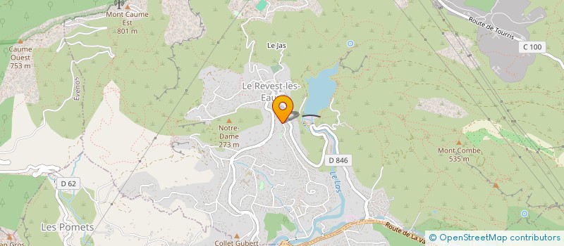 localisation de l'entreprise MADAME EMILIE MARCHICA  LE REVEST-LES-EAUX