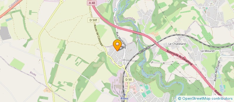 localisation de l'entreprise MADAME EMILIE MARCOULT à RIVES