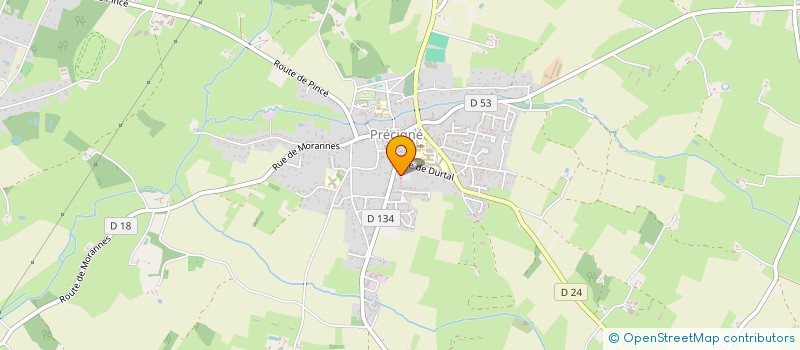 localisation de l'entreprise MADAME EMILIE MARDARGENT  PRECIGNE