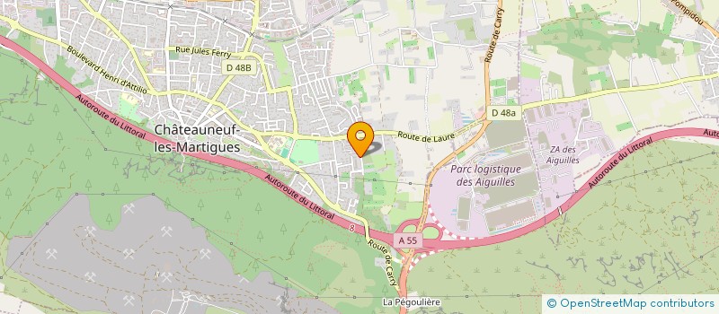 localisation de l'entreprise MADAME EMILIE MARDINIAN à CHATEAUNEUF-LES-MARTIGUES