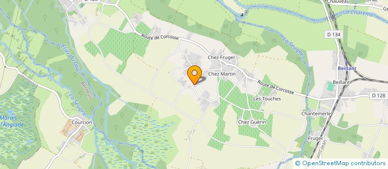 localisation de l'entreprise MADAME EMILIE MARGERIT  COURCOURY