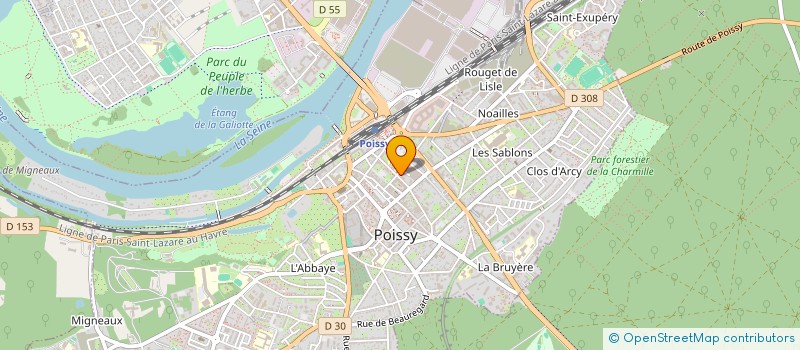 localisation de l'entreprise MADAME EMILIE MARIE REMILLIEUX  POISSY