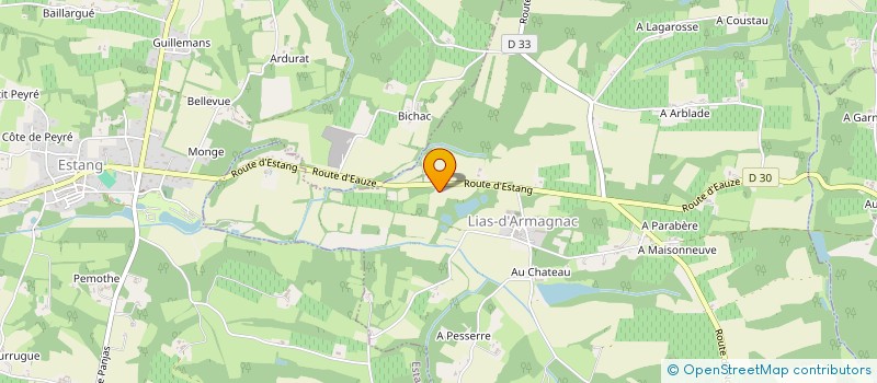 localisation de l'entreprise MADAME EMILIE-MARIE VILLARD  LIAS D'ARMAGNAC