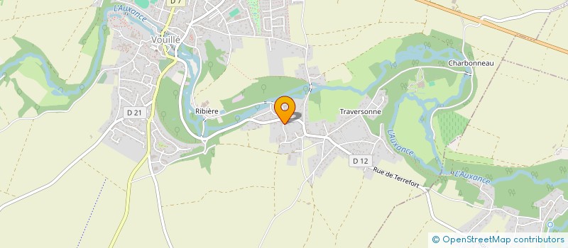 localisation de l'entreprise MADAME EMILIE MARILLEAU  VOUILLE