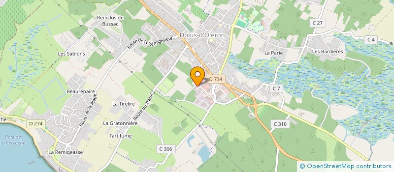 localisation de l'entreprise MADAME EMILIE MARIOT  DOLUS-D OLERON